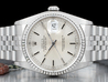 Rolex Datejust 36 Argento Jubilee 16234 Silver Lining